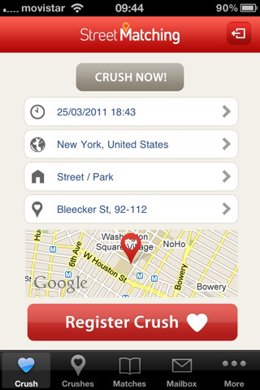 Aplicación Streetmatching Desde Itunes 