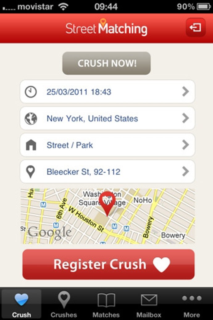 Aplicación Streetmatching Desde Itunes 