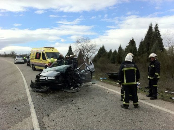 Accidente en la M-203