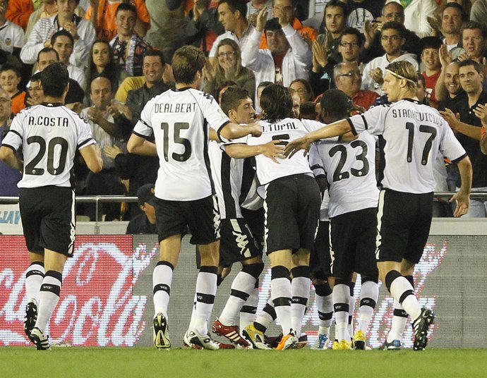 El Valencia vence al Villarreal