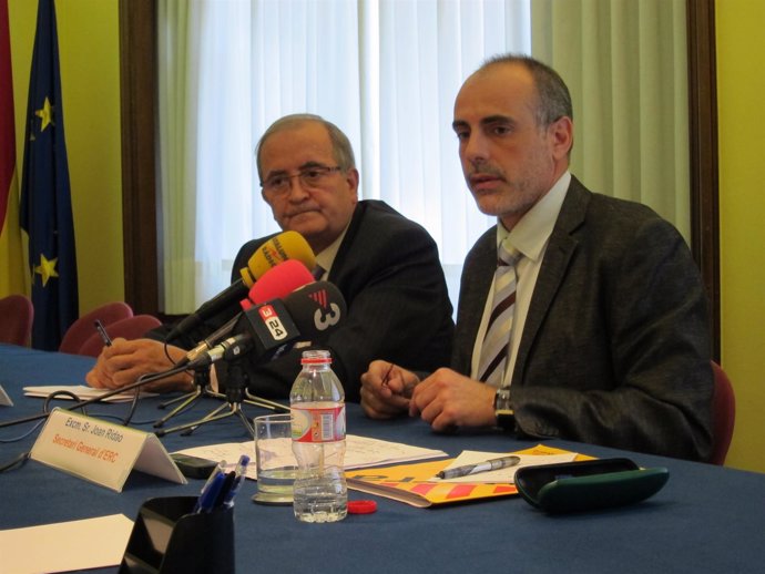 Josep González (Pimec) Y Joan Ridao (ERC)
