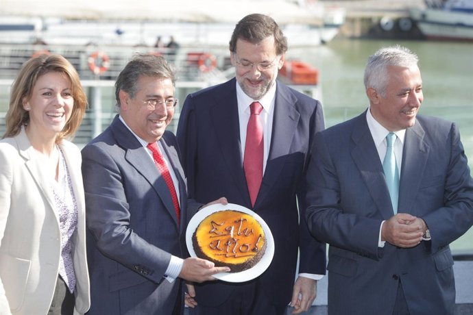Cospedal, Zoido, Rajoy Y Arenas, En Un Acto Reciente En Sevilla