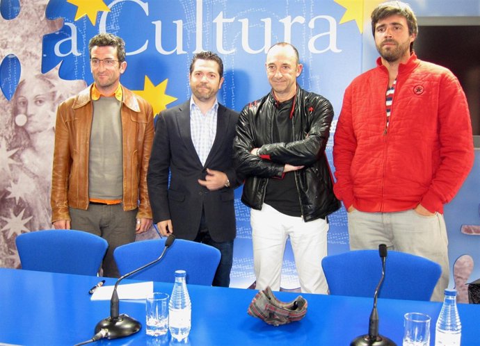 Los Dos Protagonistas De 'Noites De Retranca' , El Productor Y El Concejal