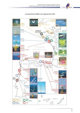 Estudio energías renovables marinas del Atlántico. 