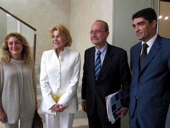 Lourdes Moreno, Carmen Thyssen, Francisco De La Torre Y Javier Ferrer