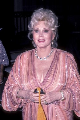 La actriz Zsa Zsa Gabor 