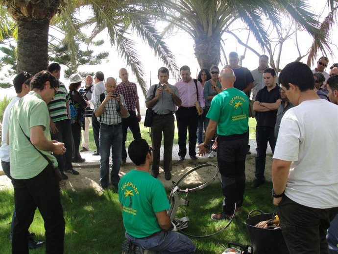 Jornada de picudo rojo por la Fundación Cajamar