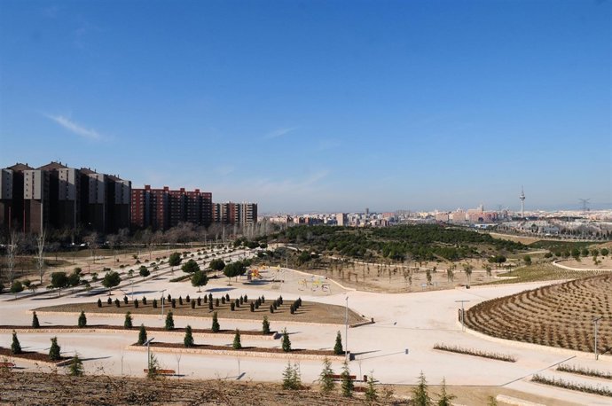 Parque de la Cuña Verde de O'`Donnell en Madrid