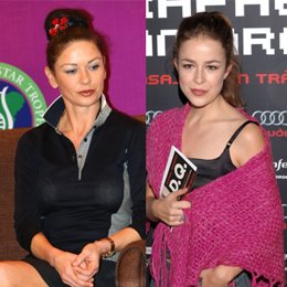 Montaje De Catherine Zeta-Jones Y Silvia Abascal 