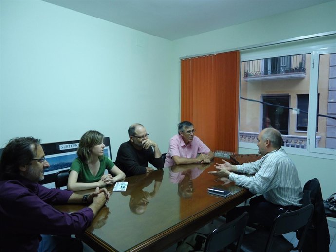 Ramon Camats (ICV-Euia) Reunido Con El Centro Excursionista De Lleida