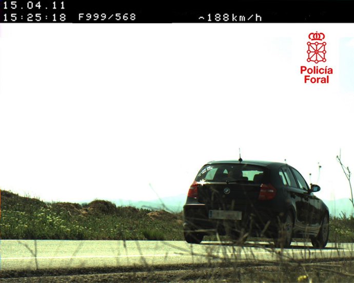 Imputado Un Conductor En Cintruénigo Por Superar El Límite De Velocidad.