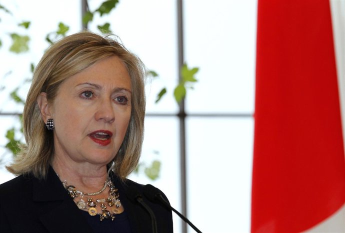 La Secretaria De Estado Estadounidense, Hillary Clinton