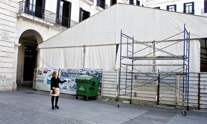 Gómez de Diego ante la carpa