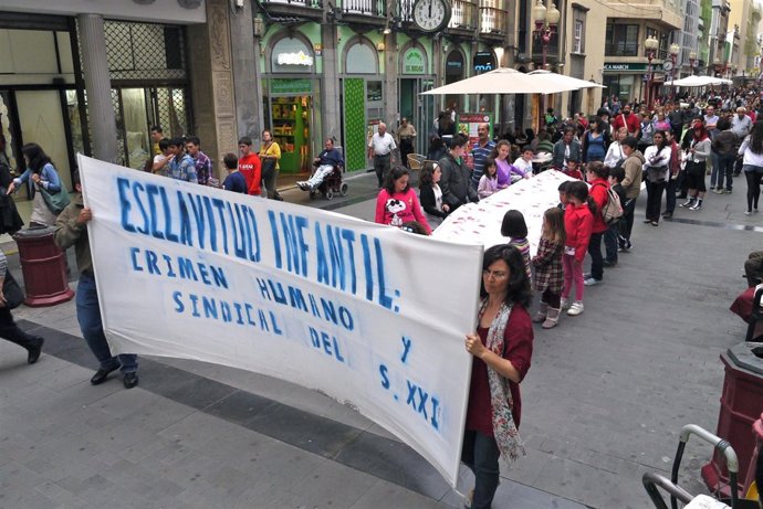 Marcha En Las Palmas De Gran Canaria