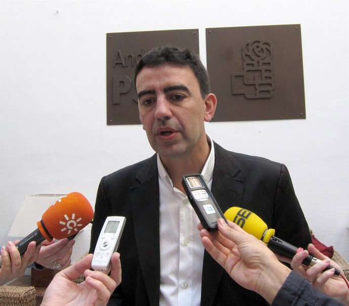 El Portavoz Del Grupo Socialista En El Parlamento, Mario Jiménez