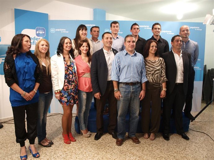 Bendodo, Junto A Merino Y El Resto De La Lista De Ojén  