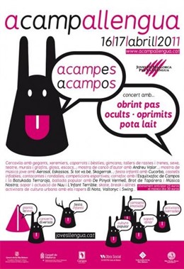 Cartel Del Acampallengua 2011