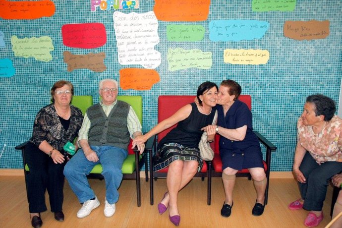 Lola Gorostiaga En El Centro De Día De Mataporquera