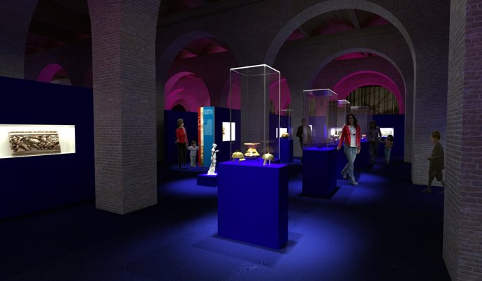 Imagen 3D De La Exposición De Alejandro Magno 