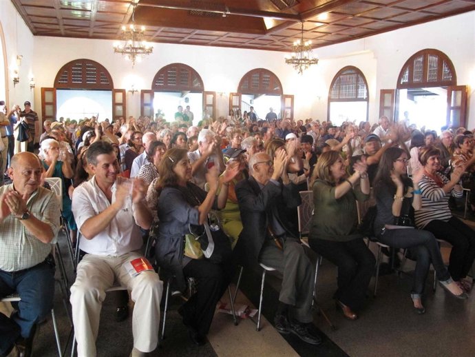Nota De Prensa Y Fotos PSOE Canarias / José Miguel Pérez, Acto Hogar Canario Ven