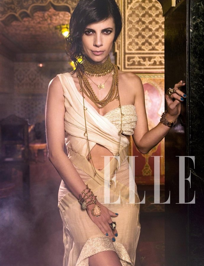 Posado De La Actriz Maribel Verdú Para La Revista 'Elle'