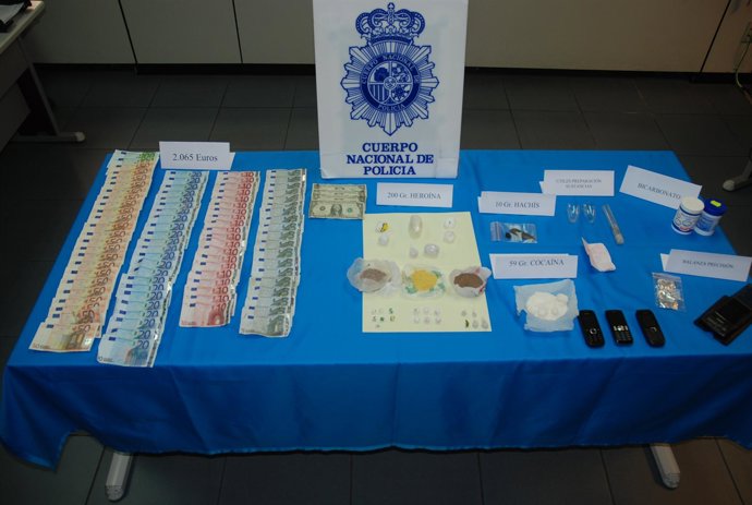 Material Incautado Por La Policía Nacional En La Operación Cazorla