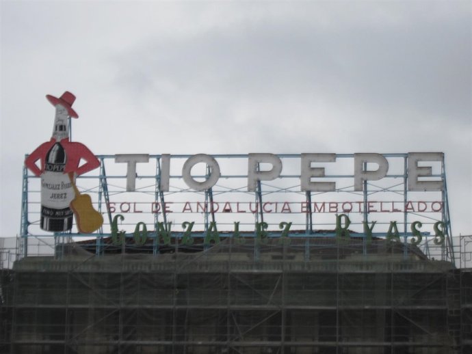 Cartel Tío Pepe en Madrid