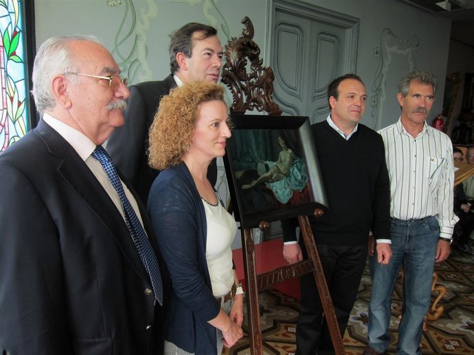 Entrega Del Cuadro De Beltránd Massés En La Casa Lis De Salamanca