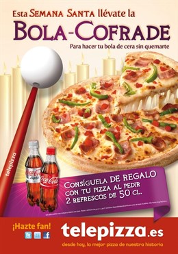 Anuncio De Telepizza De Promoción De La 'Bola Cofrade'