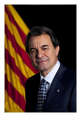 El Presidente De La Generalitat De Catalunya, Artur Mas.