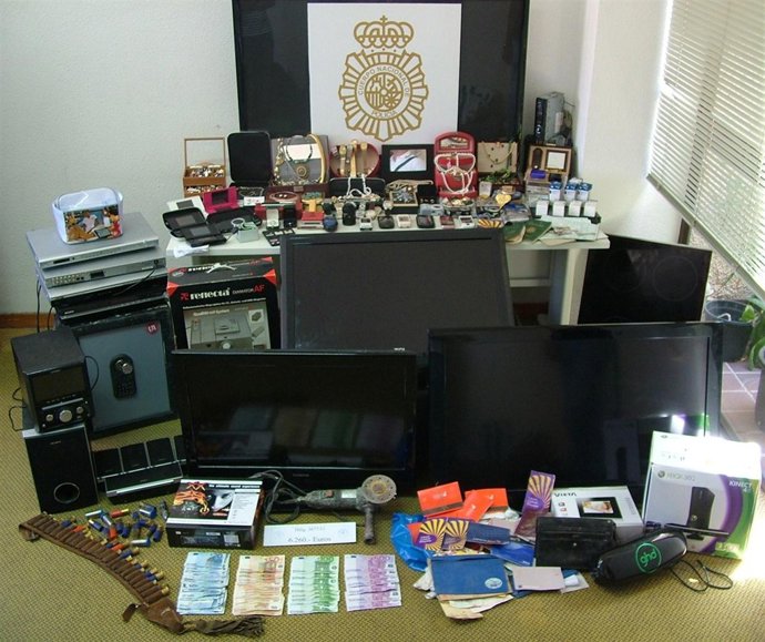 Parte Del Botín Apresado En Gran Canaria