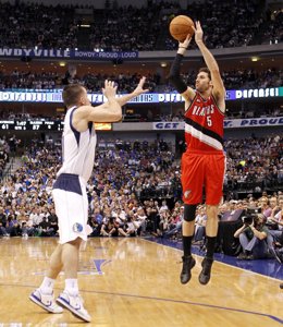 Rudy Fernández Portland Trail Blazers Dallas Mavericks