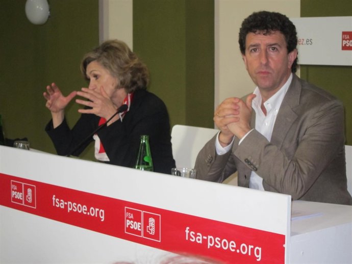 María Luisa Carcedo Y Jesús Gutiérrez.