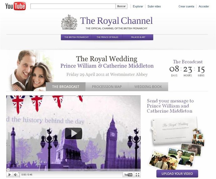 Canal De Youtube Sobre La Boda Real Británica