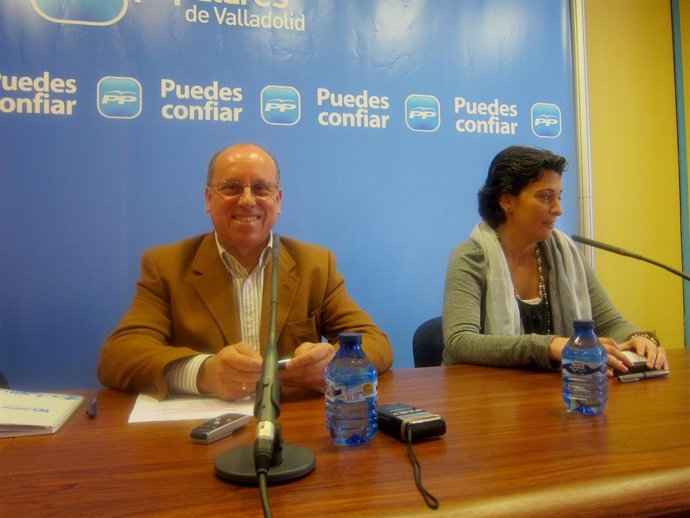 Alfonso Centeno Y Beatriz Rodríguez, Dirigentes Del PP De Valladolid
