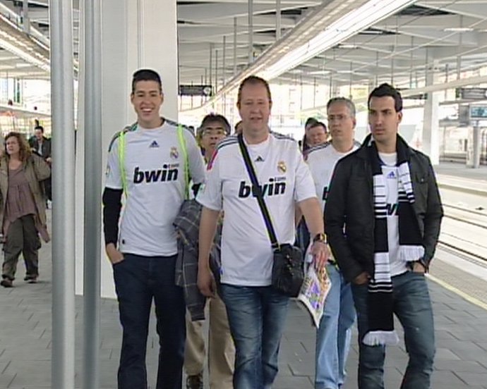 A la final de Copa en tren