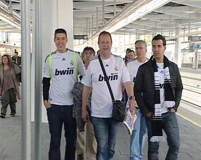 A la final de Copa en tren