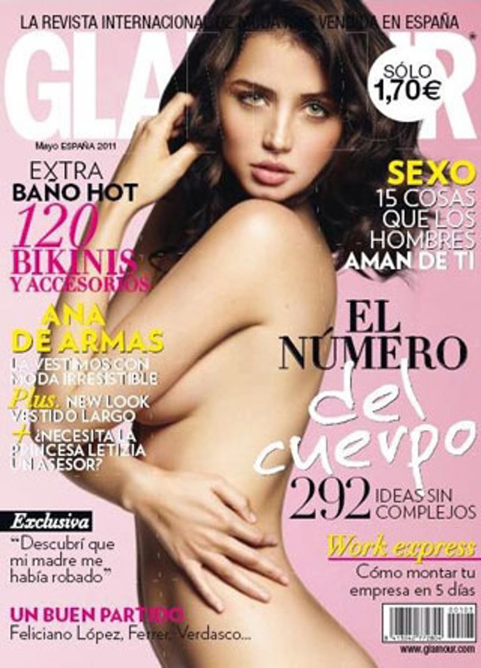 Ana De Armas En La Portada De La Revista Glamour