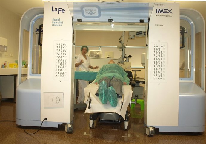 Imagen Del Quirófano Plegable De Oftalmología De La Fe   