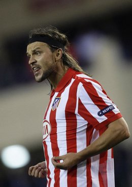 El defensa checo del Atlético de Madrid, Tomas Ujfalusi