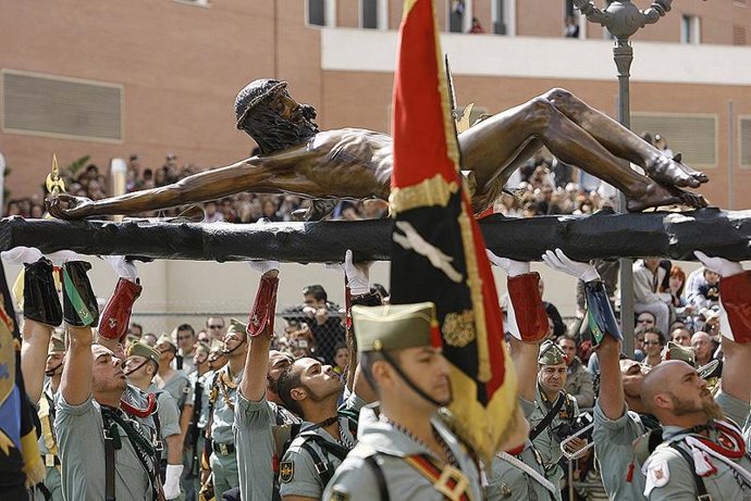 Imagen Del Traslado Del Cristo De La Buena Muerte En Semana Santa