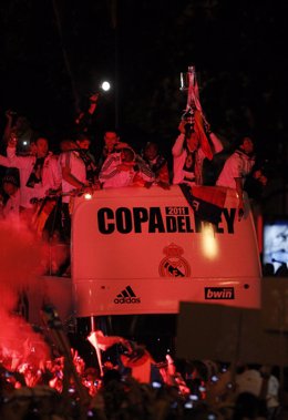 Copicidio De Sergio Ramos En La Celebración De La Copa Del Rey Del Real Madrid