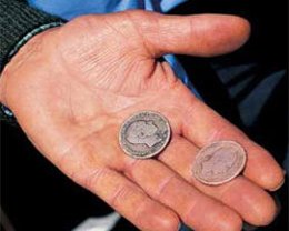 Monedas Del Juego De Las Caras