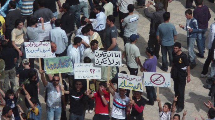 Protestas En Siria