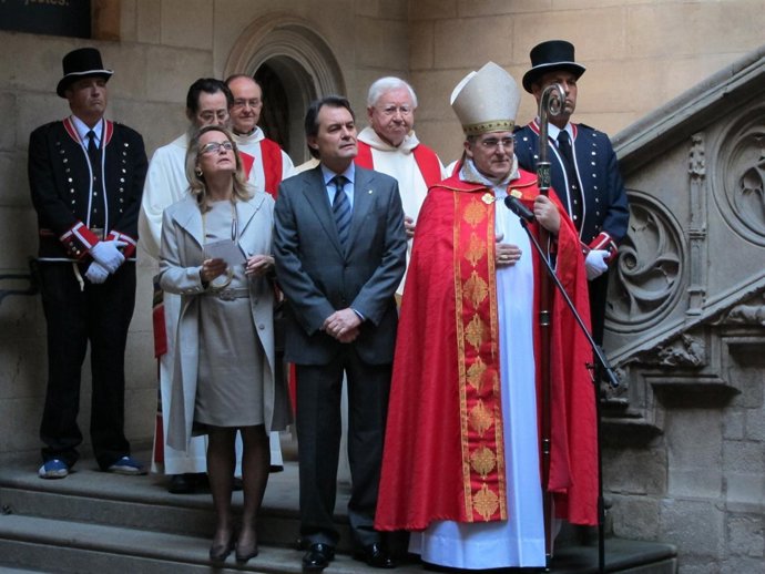 Lluís Martínez Sistach Y Artur Mas