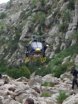 Rescate en helicóptero