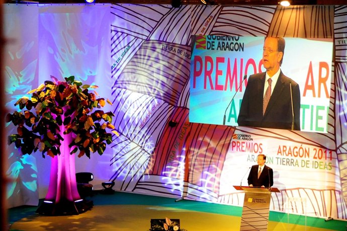 El Presidente De Aragón, Marcelino Iglesias, En El Día De Aragón