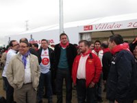 López subraya que Villalar "ahora es de todos" y se compromete a volver el año próximo como presidente