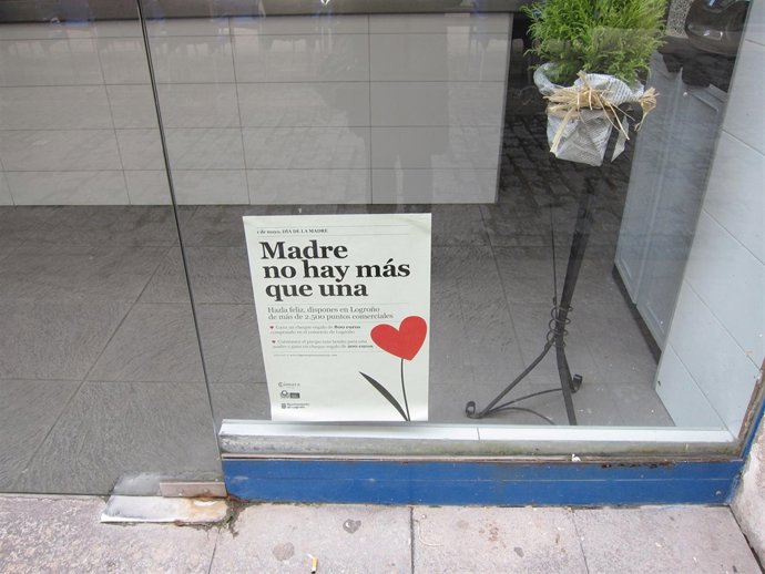 Imagen De La Campaña En Un Comercio Logroñés