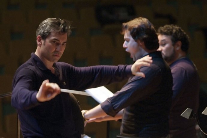 Ensayo De Mefistofele De Arrigo Boito En El Palau De Les Arts